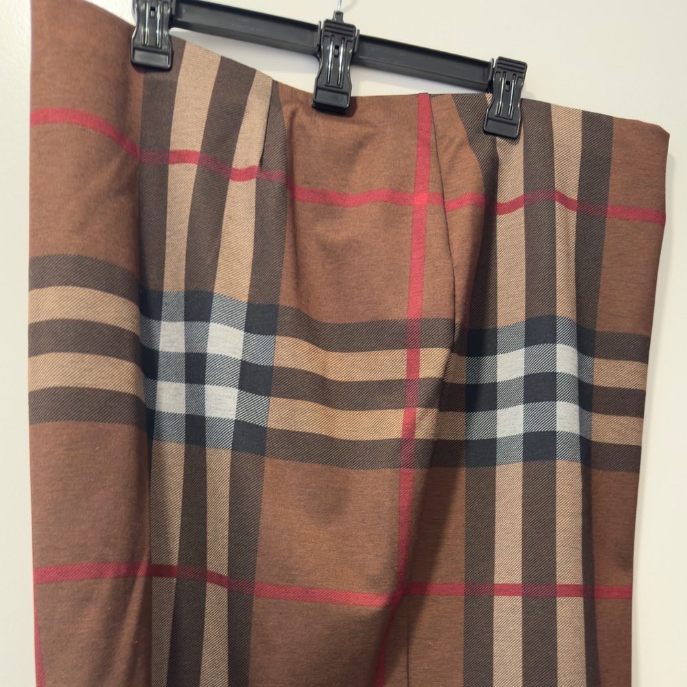 NYC Brown and Black Checkered Skirt - XL